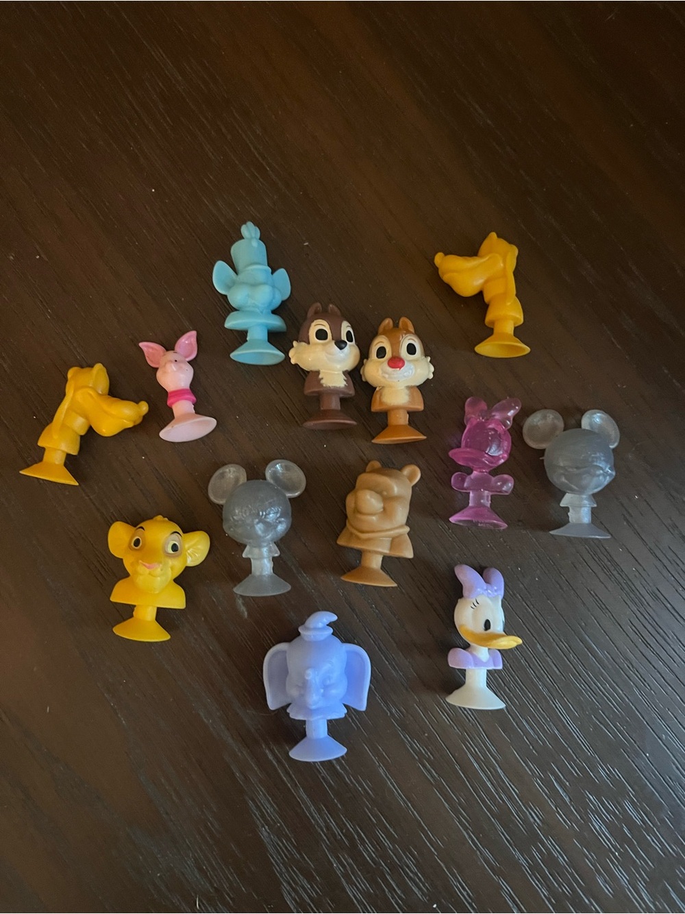 Disney Character MicroPopz Best Buddies Suction-Base Toy Figures mini lot 13